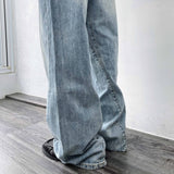 Light Wash Distressed Denim Pants