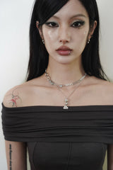 [春] - White lotus (白蓮) necklace