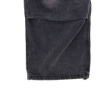 buckle cargo denim pants