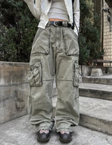 Pitt Vintage Utility Pocket Cargo Pants