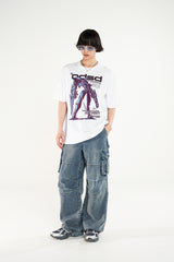 ODSD メカニック グラフィック オーバーフィット Tシャツ / ODSD Mechanical Graphic Oversized Fit T-shirt