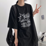 ウェーブ オーバーサイズド フィット ショートスリーブ Tシャツ (3 colors) H&L