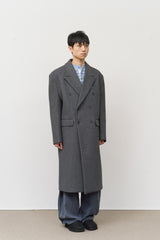 Draw Double Breasted Coat