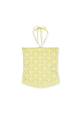 ニットトップ (yellow)