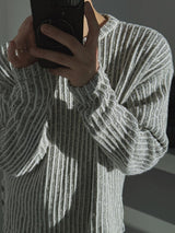 ASCLO Side Button Knit (2color)
