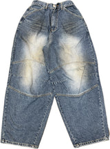 Biker Patch Denim Pants – M, L (3 Colors)