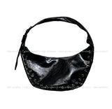 Punching Stud Shoulder Bag