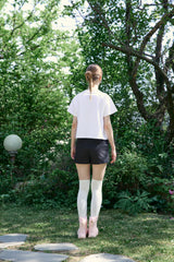 リボンアプリケーTシャツ(3 COLORS)