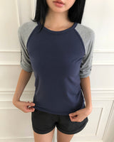 Miol Raglan Roll-Up T-Shirt