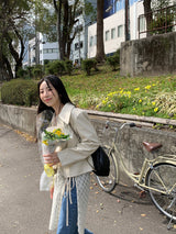 [MADE] Harmo layered knit skirt