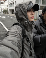arc-in crop hood windbreaker
