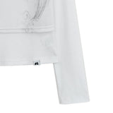 Fallen angel layered top (White)