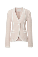 Carrie tweed jacket - pink