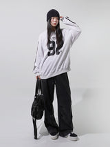 (UNISEX) 92トラックオーバーフィットスウェットシャツ
