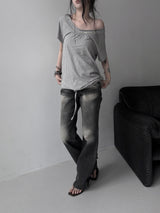cat brush wide denim