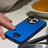  Blue Mood Heart epoxy bumper case