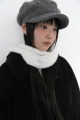 angora knit newsboy cap(6colors)