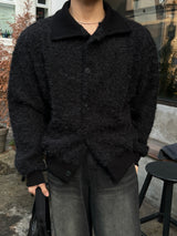 INF High-neck cardigan