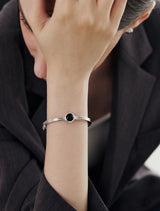 26SS★ [Premium Plating] Pennysense AB(P) Bangle Onyx