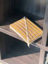Vintage Check Book Cover
