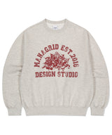 ROSE VARSITY SWEATSHIRT