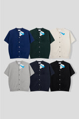 LMN Sensitive Bookle Round Short-Sleeved Cardigan (6 colors)