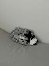 silver net bag