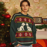 two puppy cowichan knit