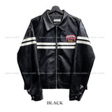 Babel Patch Leather Jacket