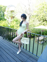 dot ribbon bag
