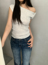 Mandy One-Off Twisted Knit Top