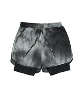 ZeroShell Tie-Dye 2in1 Pants (Black)