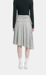 Natural Flare Wrap Skirt