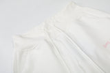 Rosy Flare Ribbon Pants