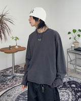 ラベドクロップソフトロングスリーブ