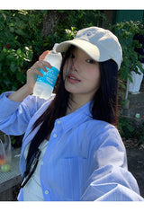 Sora Stripe Cool Loose Fit Shirt