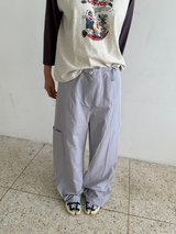 side pocket cotton pants