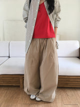 ワイドコットンパンツ