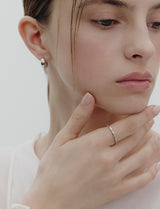 26SS★ Ice Block Silver Ring S