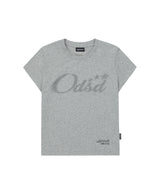 OdsdアスキーキャップスリーブTシャツ -ミランジェグレー