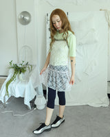 PICNIC HOOD 3/4 SLEEVE T-SHIRT