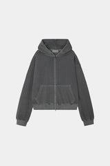 No.1200 ピグメントUQフードジップアップ (4color)