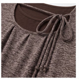 Elin Square Neck Layered Tee