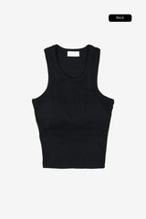 Rimma ribbed sleeveless top