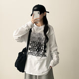 NT Gradient Noise Printed Long Sleeve Tee