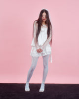CORSAGE PUFF BLOUSE [IVORY]
