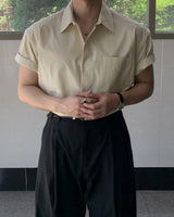 Eldia Semi-Crop Short Sleeve Shirt