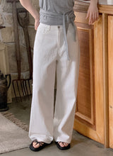 Darunel Cotton Hidden Banding Wide Pants (3color/ 2type)