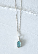 [MADE] GROTTO NECKLACE 05 - CLEAN AQUAMARINE BLUE