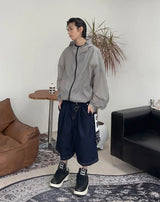 Foen Stitch Bermuda Denim Pants